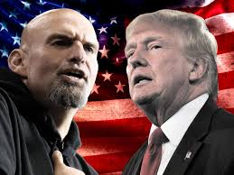 John Fetterman supporting Donald Trump